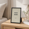 Sixtrees Cambourne 3-400-46 Satin Black Metal 4 x 6 inch Photo Frame