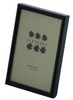 Sixtrees Cambourne 3-400-23 Satin Black Metal 3x2 inch Photo Frame