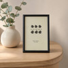 Sixtrees Cambourne 3-400-23 Satin Black Metal 2 x 3 inch Photo Frame