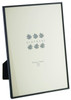 Sixtrees Cambourne 3-400-A4 Satin Black Metal A4 Photo Frame.