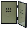 Sixtrees Cambourne 3-400-04 Black Metal Folding Photo Frame for two 6x4 inch  (152mm x 102mm) Pictures