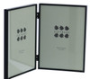 Sixtrees Cambourne 3-400-05 Black Metal Folding Photo Frame for two 7x5 inch  (178mm x 127mm) Pictures