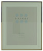 Sixtrees Park Lane Gold narrow profile 10 x 8 inch photoframe with a double soft white mount.