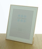 Sixtrees Park Lane Gold narrow profile 10 x 8 inch photoframe with a double soft white mount.