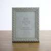 Giselle Hand Made Shabby Chic Vintage Ornate White and Silver 6 x 4 inch to 16 x 12 inch photo frames in eight sizes.