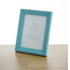 Giselle Hand Made Shabby Chic Vintage Ornate Turquoise Blue photo frames in eight sizes.