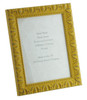 Giselle Hand Made Shabby Chic Vintage Ornate Mustard Yellow photo frames in eight sizes.