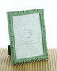 Giselle Hand Made Shabby Chic Vintage Ornate mint green photo frames in six sizes