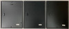 A pack of three black wooden 11 x 14 inch photoframes with a mount for an 8 x 10 inch picture.