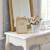 Sixtrees Effie Elegant Golden Ribbon & Bow cast metal 4 x 6 inch Photo Frame metal 4 x 6 inch Photo Frame