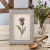 Sixtrees Hannah Handmade Crystal encrusted silver 5 x 7 inch Photo Frame
