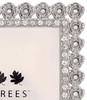 Sixtrees Joni Romantic Rose & Crystal 4 x 6 inch metal Photo Frame