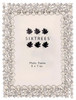 Sixtrees Lavish Pearl & Crystal Cascade 5 x 7 inch metal Photo Frame