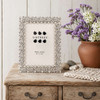 Sixtrees Lavish Pearl & Crystal Cascade 5 x 7 inch metal Photo Frame