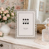 Sixtrees Posy Romantic Crystal Heart & Enamel 4 x 6 inch Photo Frame