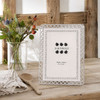 Sixtrees Posy Romantic Crystal Heart & Enamel 4 x 6 inch Photo Frame
