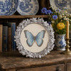 Sixtrees Robin Enchanting Silver Butterfly & Floral Circular Photo Frame 5 inch Circular