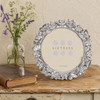 Sixtrees Robin Enchanting Silver Butterfly & Floral Circular Photo Frame 5 inch Circular