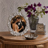 Sixtrees Robin Enchanting Silver Butterfly & Floral Circular Photo Frame 5 inch Circular