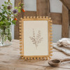 Sixtrees Zoe Elegant Chic Metallic Beaded Gold 4 x 6 inch Photo Frame