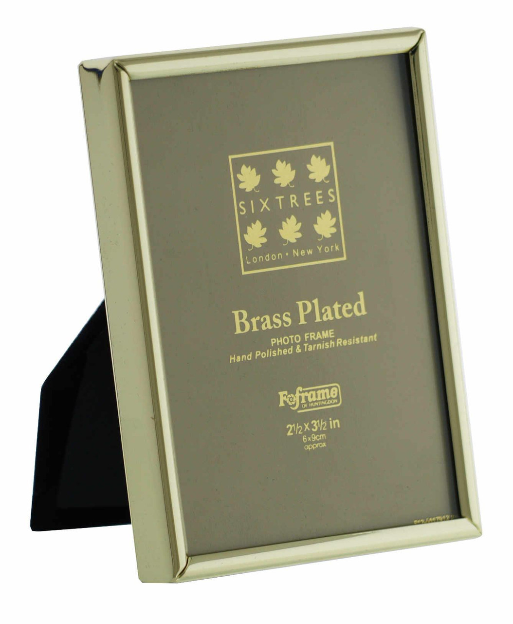 Sixtrees Hartford 2 5x3 5 Inch Polished Brass Photo Frame Sixtrees Hartford 2 5x3 5 Inch Polished Brass Photo Frame