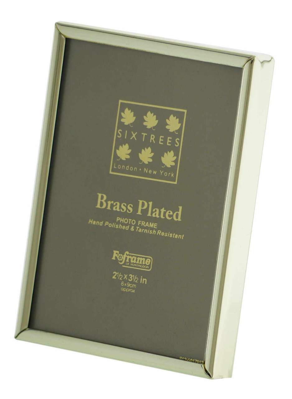 Sixtrees 1 400 23 2 5 X 3 5 Inch Hartford Brass Plated Photo Frame The Photoframeshop Sixtrees 1 400 23 2 5 X 3 5 Inch Hartford Brass Plated Photo Frame The Photoframeshop