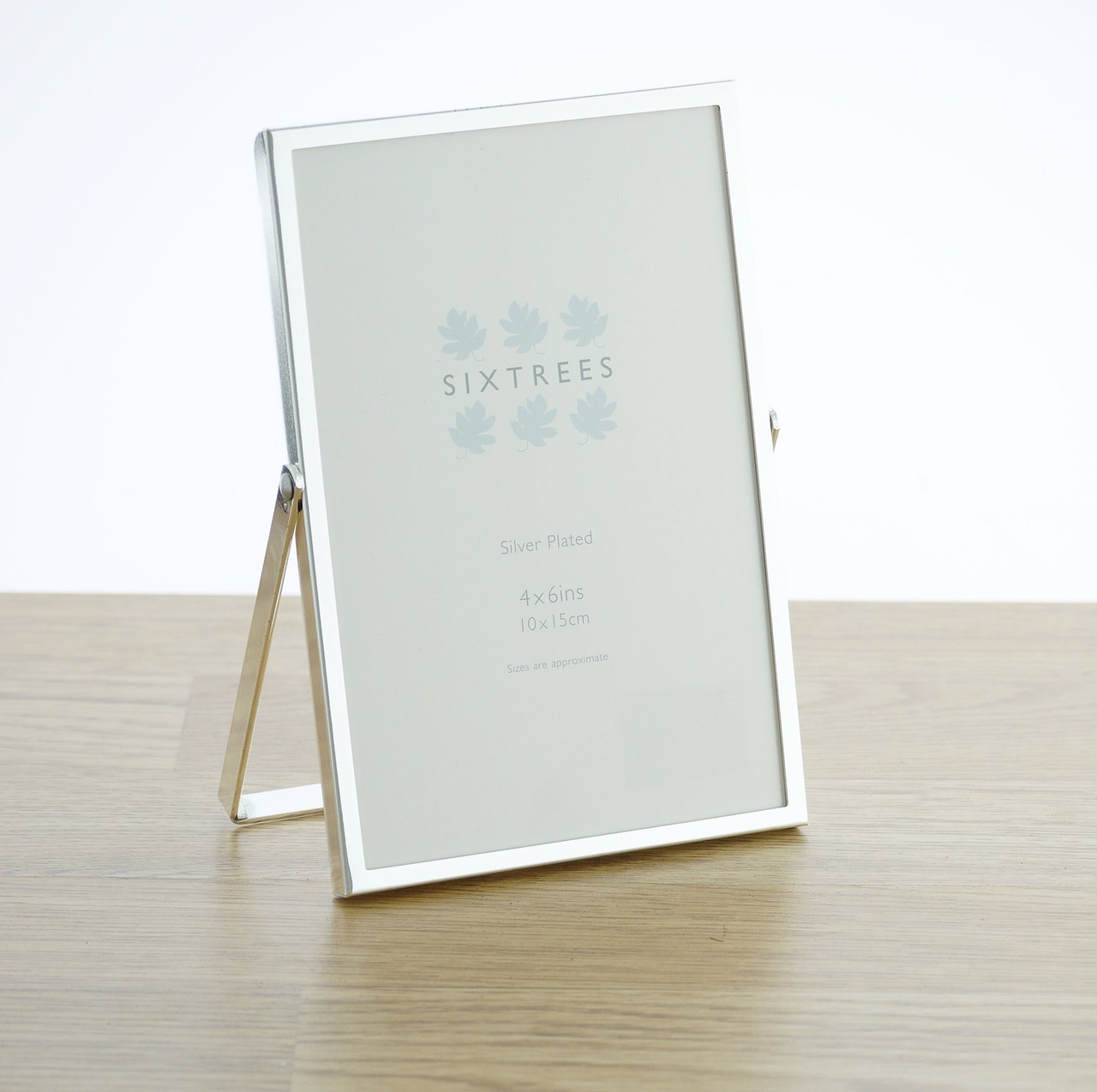 Sixtrees Elite Square Edge Silver Plated Photoframe 3x2 inch