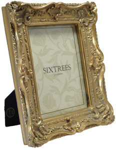 Shabby Chic Style Very Ornate Gold Photo Frame for 7"x5" (175x127mm) Pictures