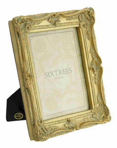 Sixtrees Chelsea 5-250-68 Shabby Chic Style Very Ornate Gold 8x6 inch Photo Frame