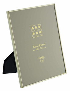 Sixtrees Hartford Slimline Plated Brass  8 x 10 inch Photo Frame