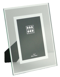 Sixtrees Lenton 3-601-46 Flat Glass  and Mirror Line 6x4 inch Photo Frame.