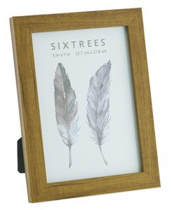 Sixtrees Twilight WD-205-57 Light Oak Finish 7x5 inch Photo Frame