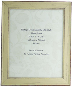 Siena Light Sage 10x8 inch  Handmade Shabby Chic  Photo Frame.