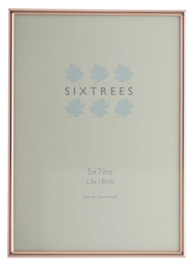 Sixtrees 2-405-57 Winchester Copper 7x5 inch Photo Frame.