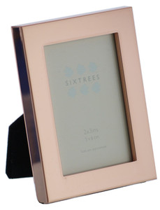 Sixtrees 2-121-23 Wide Square Edge Copper 3x2 inch photoframe
