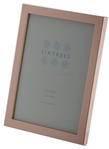 Sixtrees 2-121-57 Wide Square Edge Copper 7x5 inch photoframe