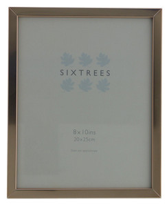 Sixtrees 2-121-80 Wide Square Edge Copper 10x8 inch photoframe