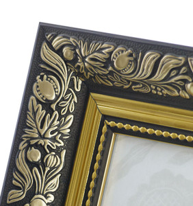 Handmade Ornate Dark Gold 7x5 inch Photo Frame Vintage Antique Style (7" x 5" - 178mm x 127mm Picture)