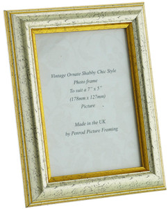 Sorrento Silver Handmade Ornate Photo Frames - Curved Profile