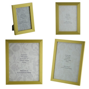 Handmade Brushed Gold Photoframes 6 x 4 inch - A4.