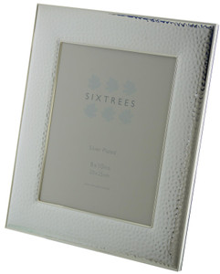 Sixtrees 6-316-80 Greenwood Embossed Silver Plated 10 x 8 inch Photo Frame. 