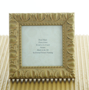 Giselle Hand Made Shabby Chic Vintage Ornate Washed Gold 6 x 4 inch to 12 x 16 inch photo frames.