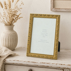 Giselle Hand Made Shabby Chic Vintage Ornate Washed Gold photo frames in six sizes