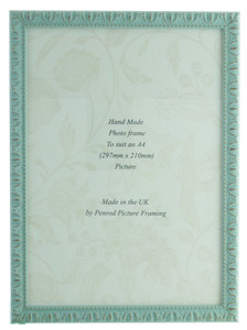 Giselle Hand Made Shabby Chic Vintage Ornate Sky Blue photo frames