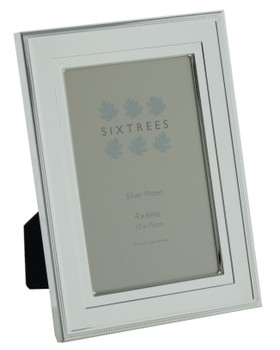 Sixtrees 6-348-46 Drago Silver Plated 6x4 inch Photo Frame