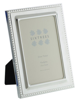 Sixtrees 6-350-46 Hunter Silver Plated 6x4 inch Photo Frame