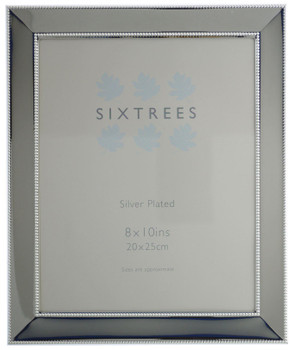 Sixtrees 6-302-80 Jenkins Silver Plated 8 x 10 inch Photo F