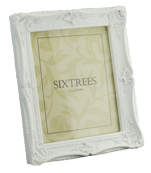 Sixtrees 5-254-80 Shabby Chic Style Very Ornate White Photo Frame for a 10x8 inch Picture Sixtrees 5-254-80 Shabby Chic Style Very Ornate White Photo Frame for a 10x8 inch Picture