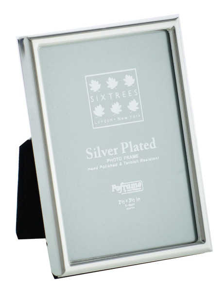 Sixtrees Cambridge 5x3 5 Inch Silver Plated Photo Frame Sixtrees Cambridge 5x3 5 Inch Silver Plated Photo Frame