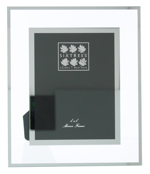 Sixtrees Lenton 3-601-68 Flat Glass  and Mirror Line 8x6 inch Photo Frame.
